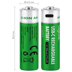 LogiLink LR6RCB2 akumulátor AA, Li-Ion, 1850 mAh, 1.5 V, 2 ks