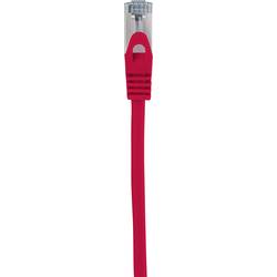 Renkforce RF-5043952 RJ45 síťové kabely, propojovací kabely CAT 6A S/FTP 10.00 m červená samozhášecí 1 ks