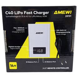 Amewi C40 modelářská nabíječka 3 A Li-Pol