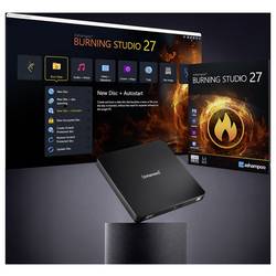 Intenso EOD 400D Slim externí DVD vypalovačka Retail microUSB 3.0 černá