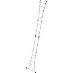 Hailo M80 7524-157 hliník teleskopický žebřík max.prac. výška: 6.75 m stříbrná 17 kg