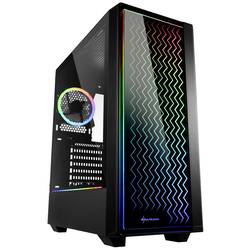 Sharkoon Sharkoon RGB LIT 200 - Tower - ATX - Seitenteil mit Fenster (gehärtetes Glas) midi tower PC skříň černá