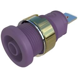 Hirschmann Test & Measurement SEB 2610 F4,8 bezpečnostní laboratorní zásuvka zásuvka, vestavná vertikální Ø pin: 4 mm fialová 1 ks