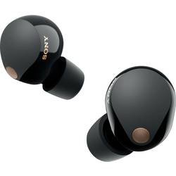 Sony WF-1000XM5 Headset do uší (In Ear) Bluetooth® stereo černá High-Resolution Audio, Potlačení hluku Indikátor nabití, headset, Indukce, personalizace zvuku,