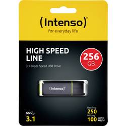 Intenso Intenso High Speed Line - USB-Flash-Laufwerk USB flash disk 256 GB černá, žlutá 3537492 USB 3.2 (Gen 2)