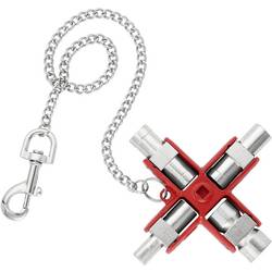 Knipex 00 11 06 Univerzální klíč pro všechny běžné rozvodné skříně a uzavírací systémy klíč od skříňového rozvaděče 1 ks