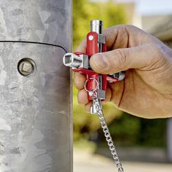 Knipex 00 11 06 Univerzální klíč pro všechny běžné rozvodné skříně a uzavírací systémy klíč od skříňového rozvaděče 1 ks