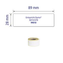 Avery-Zweckform etikety v roli 82 x 28 mm papír bílá 260 ks trvalé Adresní nálepky AS0722370