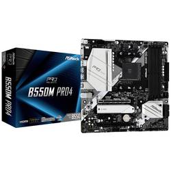 ASRock B550M Pro4 Základní deska Socket (PC) AMD AM4 Tvarový faktor Micro-ATX Čipová sada základní desky AMD® B550