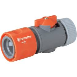 GARDENA 00942-50 Gardena 942-50, Grau, Orange plast spojka s regulačním ventilem 13 mm (1/2) Ø, rychlospojka