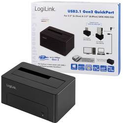 LogiLink QP0027 USB-C™ (USB 3.1 Gen 2) SATA 6 Gb/s 1 port dokovací stanice pro pevný disk 2.5 palec, 3.5 palec