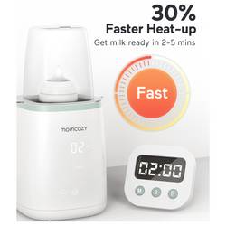 momcozy Ohřívač lahví na mléko zelená, transparentní, bílá