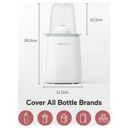momcozy Ohřívač lahví na mléko zelená, transparentní, bílá