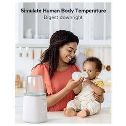 momcozy Ohřívač lahví na mléko zelená, transparentní, bílá