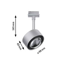 Paulmann Spot Aldan svítidla do lištových systémů (230 V) URail pevně vestavěné LED 8 W LED chrom (matný)