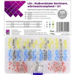 TRU COMPONENTS T25C047 krimpovací spojka se smršťovací bužírkou 0.25 mm² 6.0 mm² plná izolace bílá, červená, modrá, žlutá 125 ks