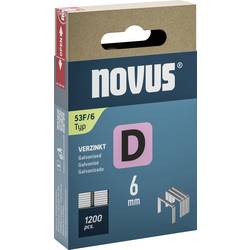 Novus Tools 042-0788 svorky z plochého drátu Typ 53F 1200 ks Rozměry (d x š) 6 mm x 11.3 mm