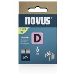 Novus Tools 042-0788 svorky z plochého drátu Typ 53F 1200 ks Rozměry (d x š) 6 mm x 11.3 mm
