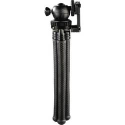 Hama trojnohý stativ 1/4palcové min./max.výška=16 - 27 cm černá pro chytré telefony a akční kamery, kulová hlava