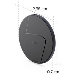 Hama bezdrátová indukční nabíječka 15 W 00201745 Výstup Qi standard černá
