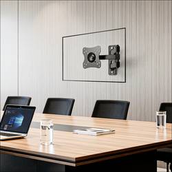 SpeaKa Professional SP-MM-1100 držák na zeď pro monitor 1 Displej: (s) 25,4 cm (10) - 81,3 cm (32) černá naklápěcí, nakláněcí