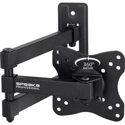 SpeaKa Professional SP-MM-1100 držák na zeď pro monitor 1 Displej: (s) 25,4 cm (10) - 81,3 cm (32) černá naklápěcí, nakláněcí