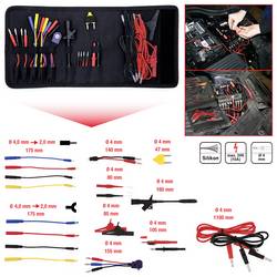KS Tools 150.0895 12/24V diagnostická a sada měřicích kabelů, 25 ks