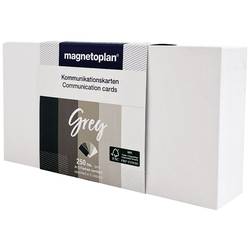 magnetoplan Grey moderační karta barevně tříděná , šedá obdélníkový 200 mm x 100 mm 250 ks