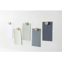 magnetoplan Grey moderační karta barevně tříděná , šedá obdélníkový 200 mm x 100 mm 250 ks