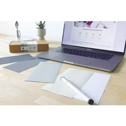 magnetoplan Grey moderační karta barevně tříděná , šedá obdélníkový 200 mm x 100 mm 250 ks