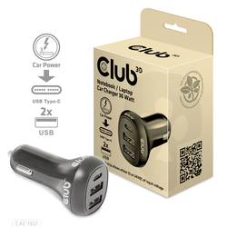 club3D CAC-1921 USB nabíječka, 2x USB A, 1x USB-C®, 36 W, černá