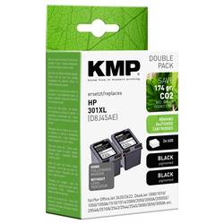 KMP Ink náhradní HP 301XL, CH563EE kompatibilní Dual černá H75D 1719,4021