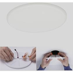 Paulmann 92392 EB Panel Veluna VariFit LED vestavné svítidlo, 17.50 W, saténová