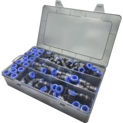 TRU COMPONENTS pneumatická spojka TC-14109152 TC-Fitting set - 12 mm Ø vedení: 12 mm 50 ks