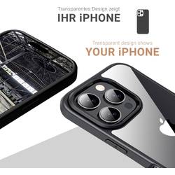 JT Berlin BackCase Pankow Hybrid zadní kryt na mobil Apple iPhone 16 Pro Max černá, transparentní 1552552 11097