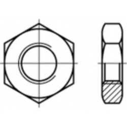 TOOLCRAFT TO-5435757 šestihranné matice M42 ocel galvanizováno zinkem 10 ks