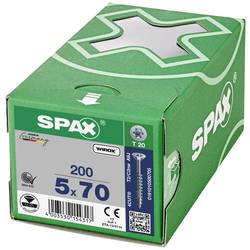 SPAX 0191010500705 R 88091 Senkkopf/T-STAR TG šroub do dřeva 5 mm 70 mm T-STAR plus ocel WIROX 200 ks