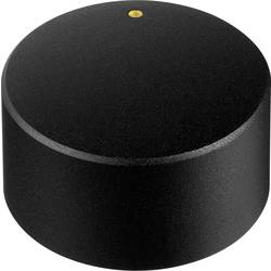 Monacor 0033200 KN-130 otočný knoflík 6 mm černá, zlatá (Ø) 30 mm 1 ks
