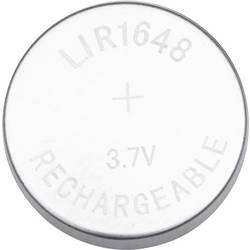 Akyga AKY1964 knoflíkový akumulátor LIR 1648 Li-Ion 80 mAh 3.7 V 1 ks