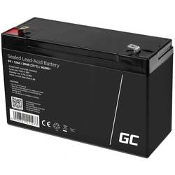 Green Cell Green Cell - USV-Akku - 1 x Batterie - Sealed Lead Acid (SLA) AGM01 olověný akumulátor 6 V 12 Ah olověný se skelným rounem (š x v x h) 151 x 94 x 50