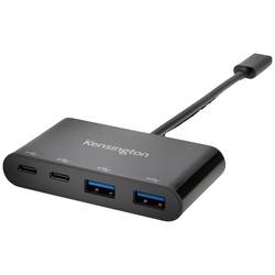 Kensington K39124EU USB Hub 4 porty USB-A, USB-C® USB 3.0 5 GBit/s s konektorem USB C černá CH1000 USB-C 4-Port Hub