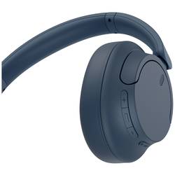 Sony WH-CH720N Headset uzavřená (Over Ear) Bluetooth® stereo modrá Redukce šumu mikrofonu, Potlačení hluku headset, personalizace zvuku, regulace hlasitosti,