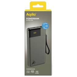 Aqiila Powerbird B20M powerbanka Li-Pol, 20000 mAh, USB-A, USB-C®, mechově zelená
