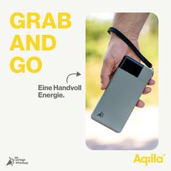 Aqiila Powerbird B20M powerbanka Li-Pol, 20000 mAh, USB-A, USB-C®, mechově zelená