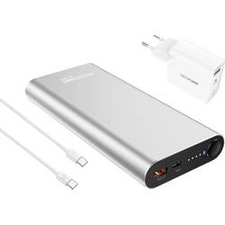 RealPower REALPOWER PB-20000 PD Pro powerbanka 20000 mAh, Dodávka energie, stříbrná, Indikátor stavu