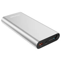 RealPower REALPOWER PB-20000 PD Pro powerbanka 20000 mAh, Dodávka energie, stříbrná, Indikátor stavu