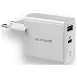 RealPower REALPOWER PB-20000 PD Pro powerbanka 20000 mAh, Dodávka energie, stříbrná, Indikátor stavu