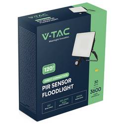 V-TAC VT-4919-FC 23841 venkovní LED reflektor Energetická třída (EEK2021): E (A - G) 20 W Barvy světla (LED svítidlo): teplá bílá