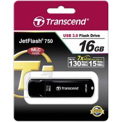 Transcend JetFlash™ 750K USB flash disk 16 GB černá TS16GJF750K USB 3.2 (Gen 1x1)