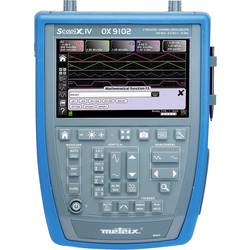 Metrix OX 9102 digitální osciloskop 100 MHz, 2kanálový, 2.5 GSa/s, 100 kpts, 12 Bit, s pamětí (DSO), ruční provedení, funkce multimetru, spektrální analyzátor,